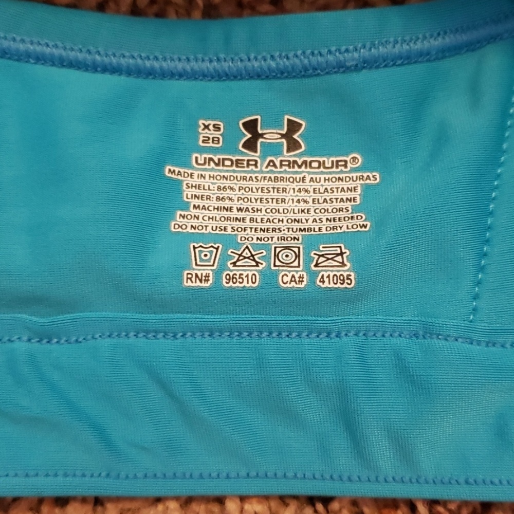 Under Armour XS Blue Sports Bra - Picture 5 of 6